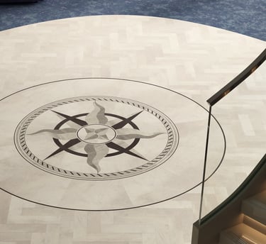 Vinilinių grindų motyvai jachtoms