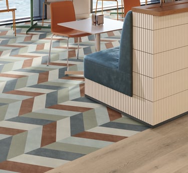 Chevron grindys su IMO