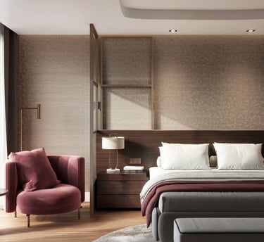 Vescom Khilana šilkas su gėlėmis