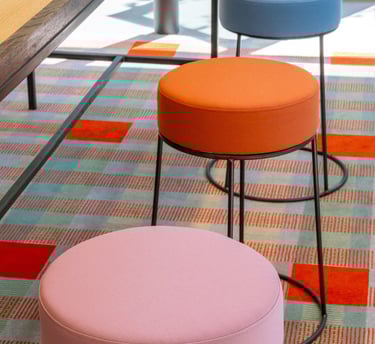 Colour Connect perdirbtas audinys baldams