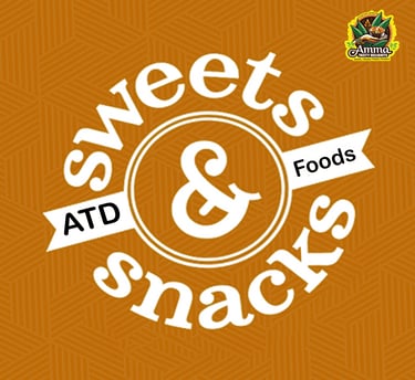 a logo for sweets and snacks