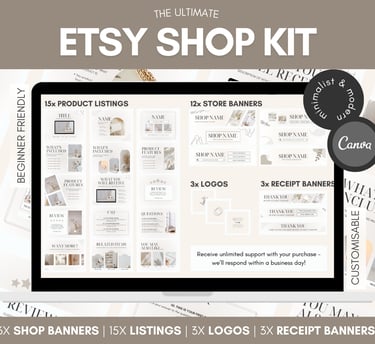Etsy shop kit