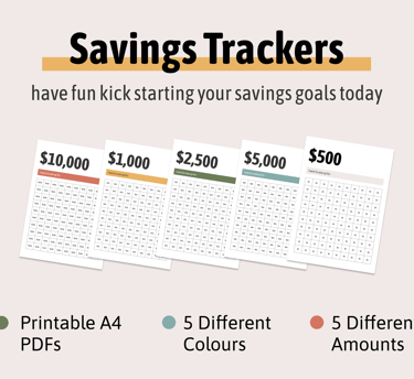 savings trackers