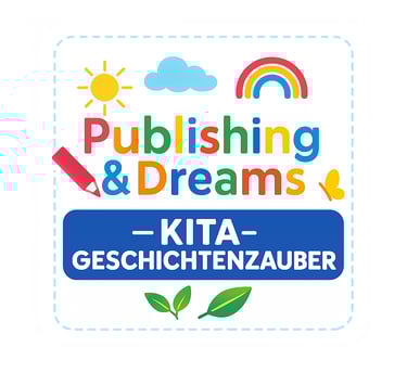 Logo des Geschichtenzauber-Kita-Wettbewerbs zur Förderung von Sprache und Kreativität