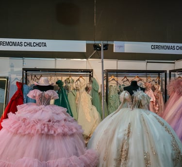 vestidos de quinceañera en expo celebraciones