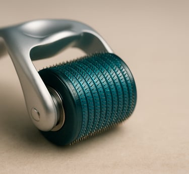 microneedling instrument used in exosome therapy