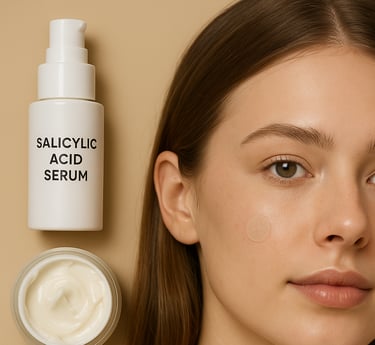 skincare routine that includes moisterizer, retinol and the best pimple patches