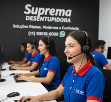 atendimento da suprema desentupidora
