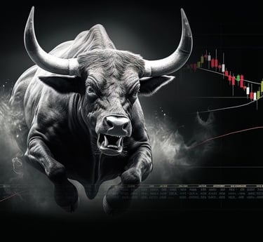 a bull bull with a bullishing bullishing