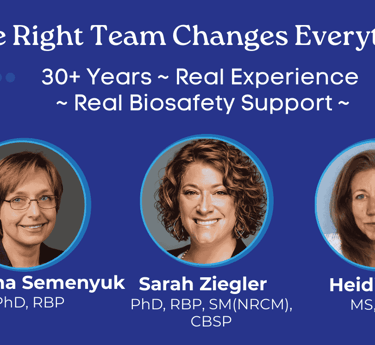 Azelia Labs biosafety consulting team supporting research compliance