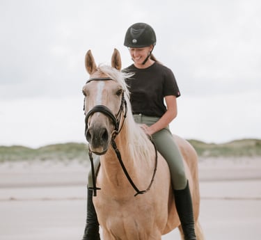 couple cavalier cheval la plage