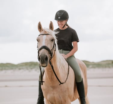 couple cavalier cheval la plage