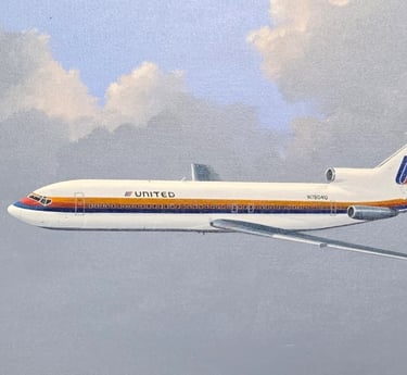 N7804U, was the airplane I flew my initial IOE as a new during pilot at United Airlines 10-31-1985