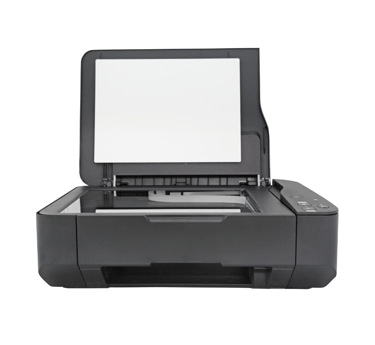 a printer machine with a white screen and a white screen