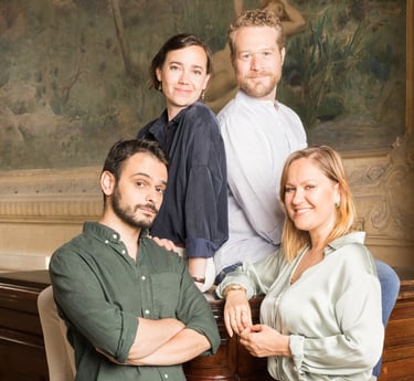 Photo des membres du quatuor lyrique Opale