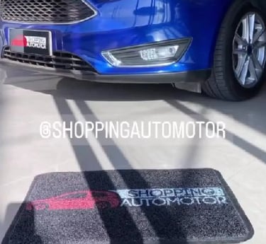 Felpudo personalizado con logo concesionaria shopping