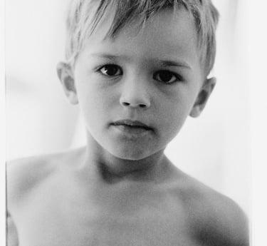 portrait noir et blanc argentique