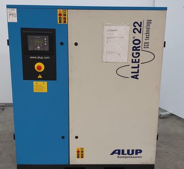 Alup screw air compressor