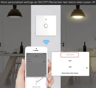commande d'éclairage par application mobile, smart home