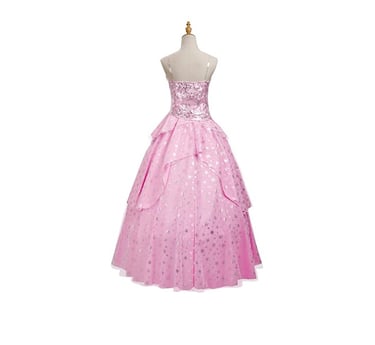 Glinda Dress Pink Dress Glinda Costume With Headwear Halloween Uniform