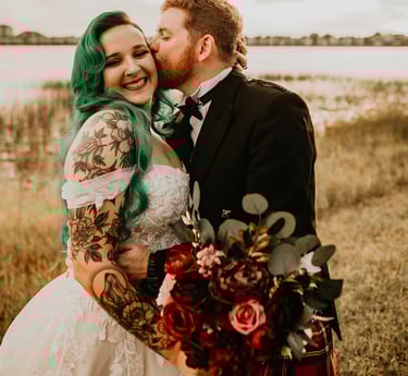 Lakefront couple