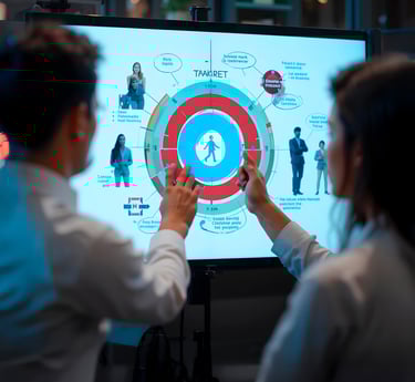 Personas revisando los procesos de una área