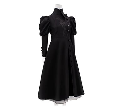 Elphaba Costume Adult Witch Black Dress with Hat Glasses Halloween Wicked Black Dress Women
