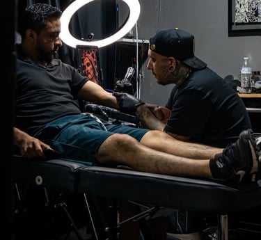 Tattoo artist in Garland TX specializing in realism tattoos