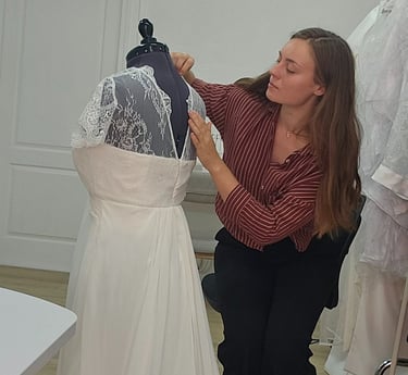 Retouche couture à la rochette