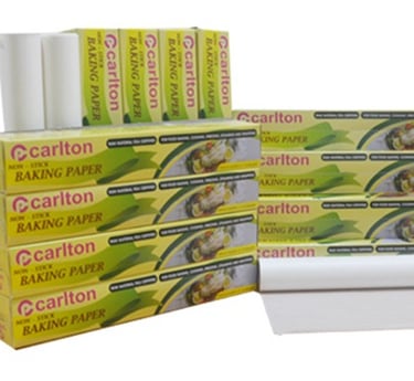 a stack of baking paper and parchment paper