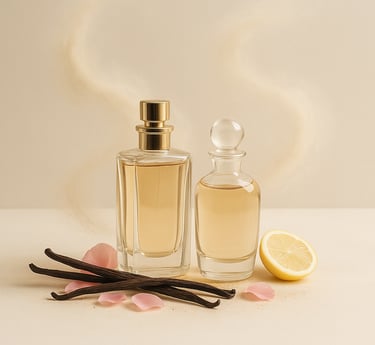 Scent stacking in 2 different perfume bottles.