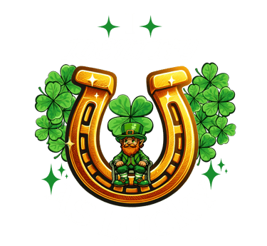 a st patrick's day card with a lepreite