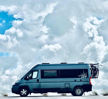 A parked Campervan