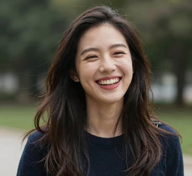 A serene morning scene with a person practicing yoga outdoors surrounded by nature.