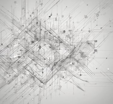 A softly lit workspace with natural wood textures, rounded furniture edges, and gentle sunlight filtering through a paper shoji screen.