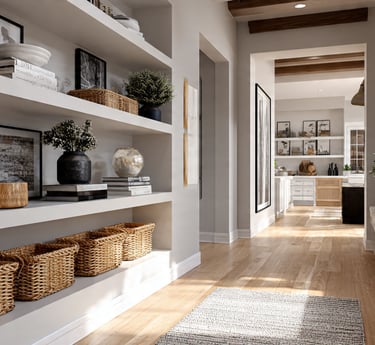 Final result of professional home organazer and interior design in a modern home.