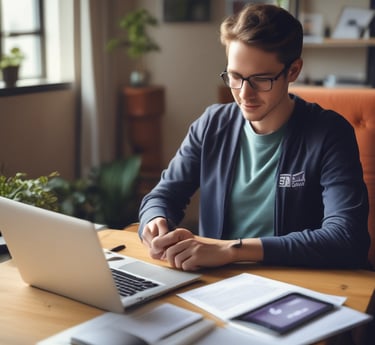 A classroom setting with engaged students and an instructor explaining key course concepts on a whiteboard.