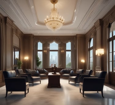 Professional business lawyers discussing case documents in a modern office setting.