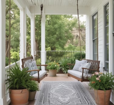 A cozy kitchen corner featuring wooden beams, stone accents, and earthy-toned kitchen essentials arranged invitingly.