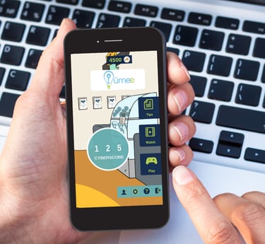 Image plateforme mobile Lümee de sensibilisation à la cybersécurité