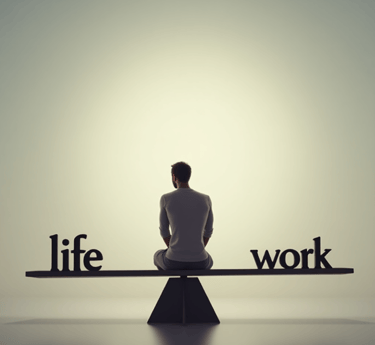 Work life balance - corporate wellness services - man