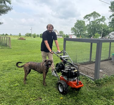 Pet fence installation in Central Illinois