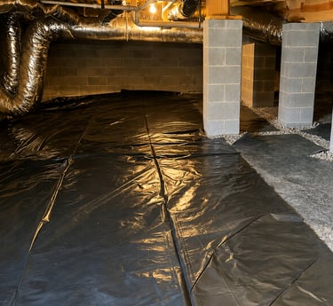 Vapor barrier installation Ellijay Georgia