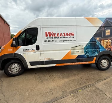 Williams Electric Service & Generators local truck
