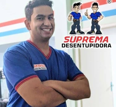 técnico da suprema desentupidora
