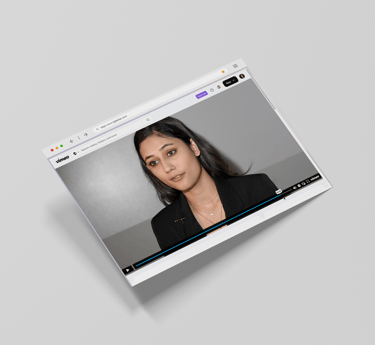 Video still of Parneet Sohal in Behind the Glam documentary on her journey as international student