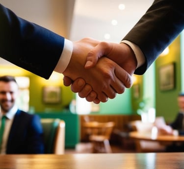 People Shaking Hands - Growth Partner section Hyper Boost