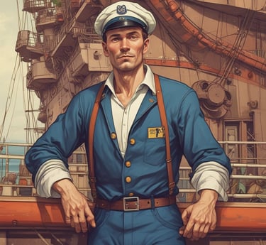 A serene ocean view representing maritime education.