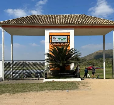 entrada do clube