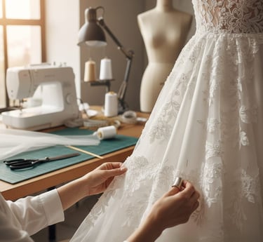 Retouches robes de mariée